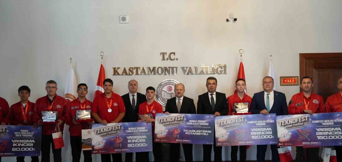 Kastamonu’dan TEKNOFEST’e 2 birincilik 2 ikincilik ve Ticarileştirme Ödülü