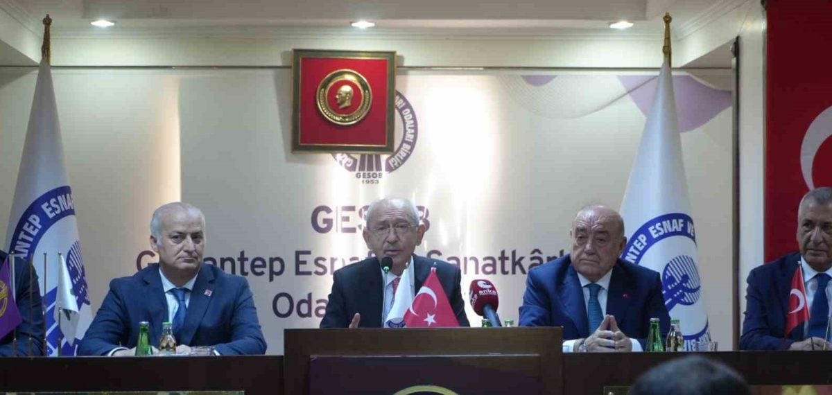 Kemal Kılıçdaroğlu Gaziantep’te esnaf bakanlığı çağrısını yineledi