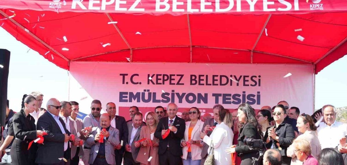 Kepez’in Emülsiyon Tesisi 47,55 milyon TL yatırımla yılda 30 milyon TL tasarruf sağlayacak