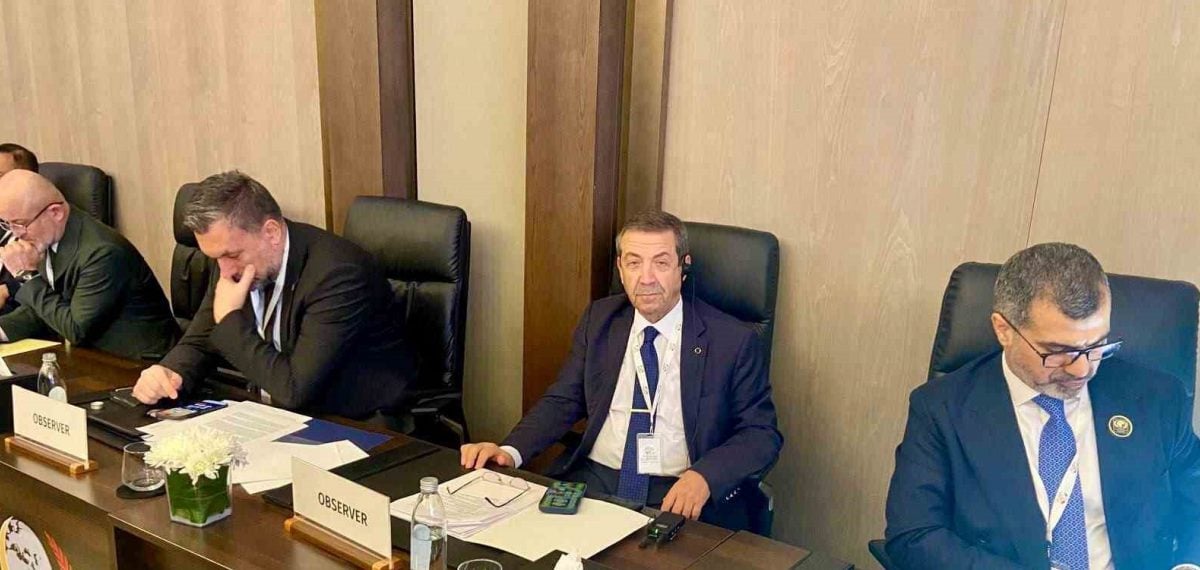 KKTC Dışişleri Bakanı İİT 52. Dışişleri Bakanları Toplantısı’na Bağdat’ta Katıldı