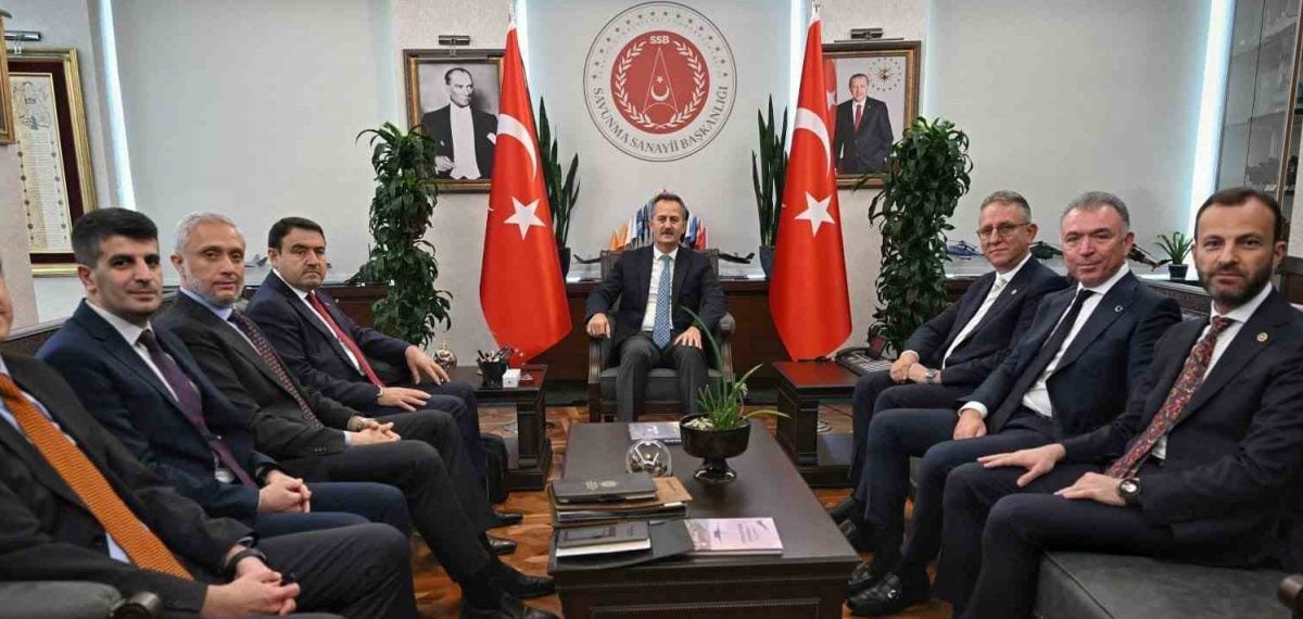 Kütahya heyeti Savunma Sanayii Başkanı ile potansiyeli görüştü, ziyaret planlandı