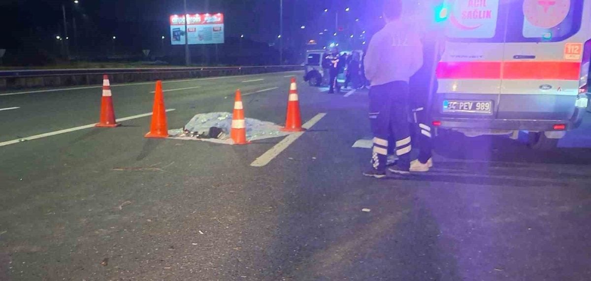 Kuzey Marmara otoyolunda kaza: sürücü bariyerlere çarparak hayatını kaybetti