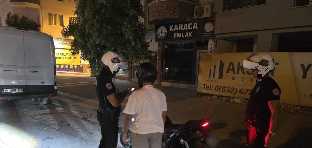 Malatya’da bir haftalık uygulamalarda 90 binin üzerinde sorgu ve çok sayıda el koyma