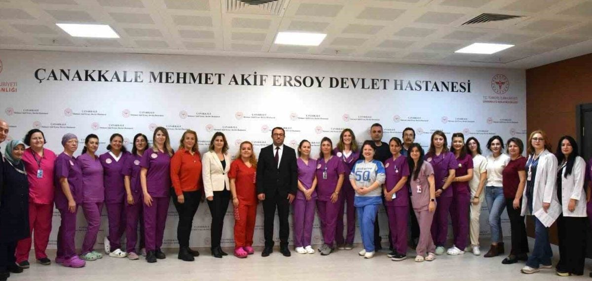 Mehmet Akif Ersoy Çanakkale Devlet Hastanesi sezaryen oranlarındaki başarısını kutladı