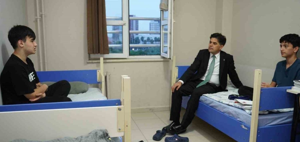 Mersin İl Millî Eğitim Müdürü pansiyon ziyaretlerinde öğrencilerle buluştu