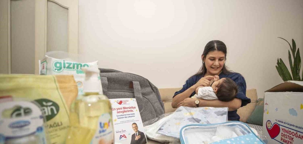 Mersin’de ‘Hoş Geldin Bebek’ projesiyle 18 bin destek paketi ailelere ulaştı