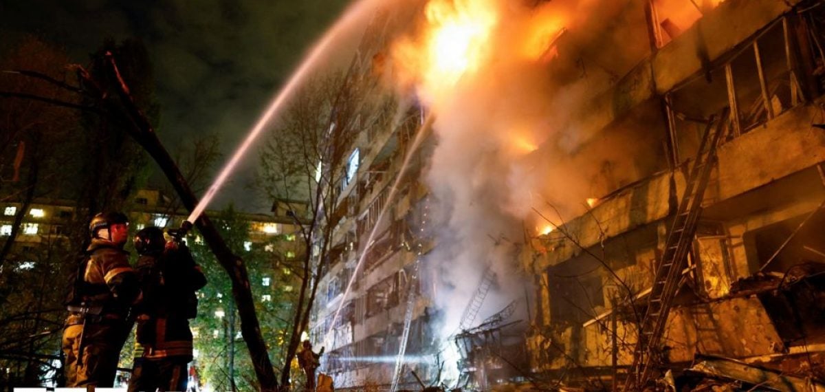Missile Strike Hits Kyiv Power Plant and Residential Block, Causing Casualties