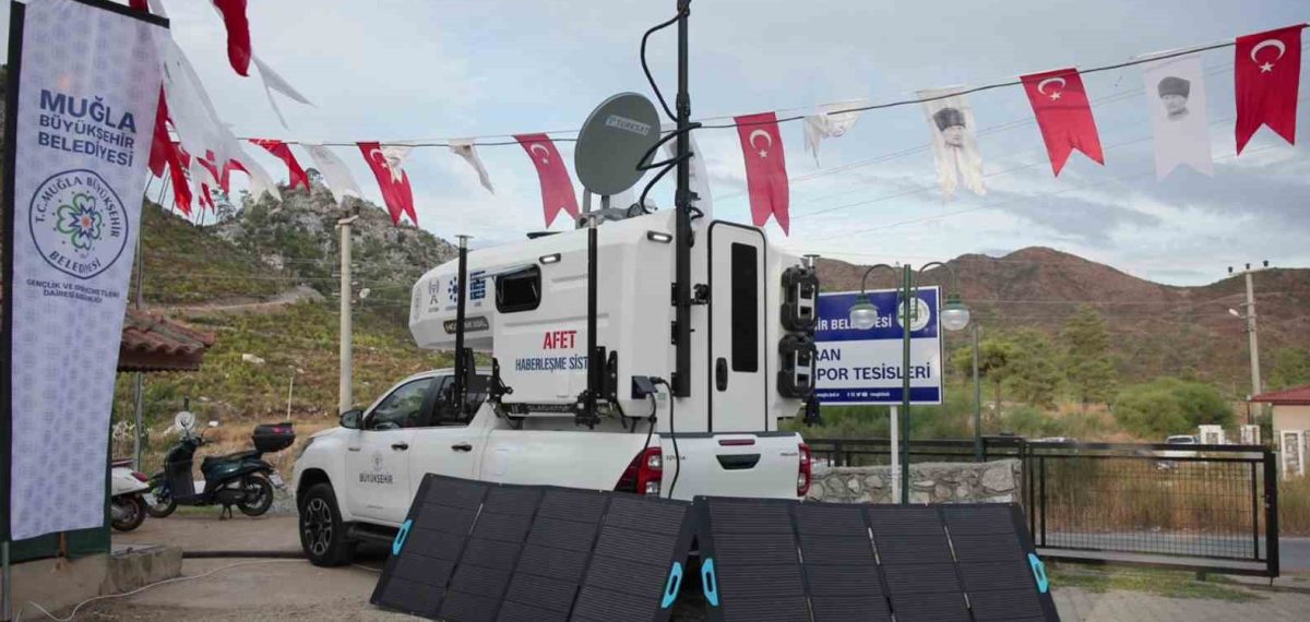 Muğla Büyükşehir’den afetlerde kesintisiz iletişim sağlayan mobil haberleşme sistemi