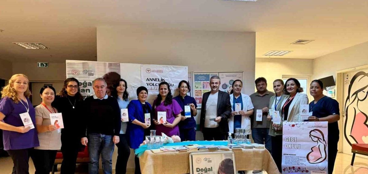 Muğla Eğitim ve Araştırma Hastanesi’nde normal doğum ve emzirme farkındalık standı