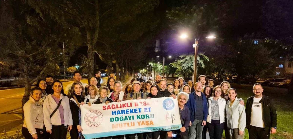 Muğla’da Dünya Kalp Günü için düzenlenen Sağlıklı Yaşam Yürüyüşü