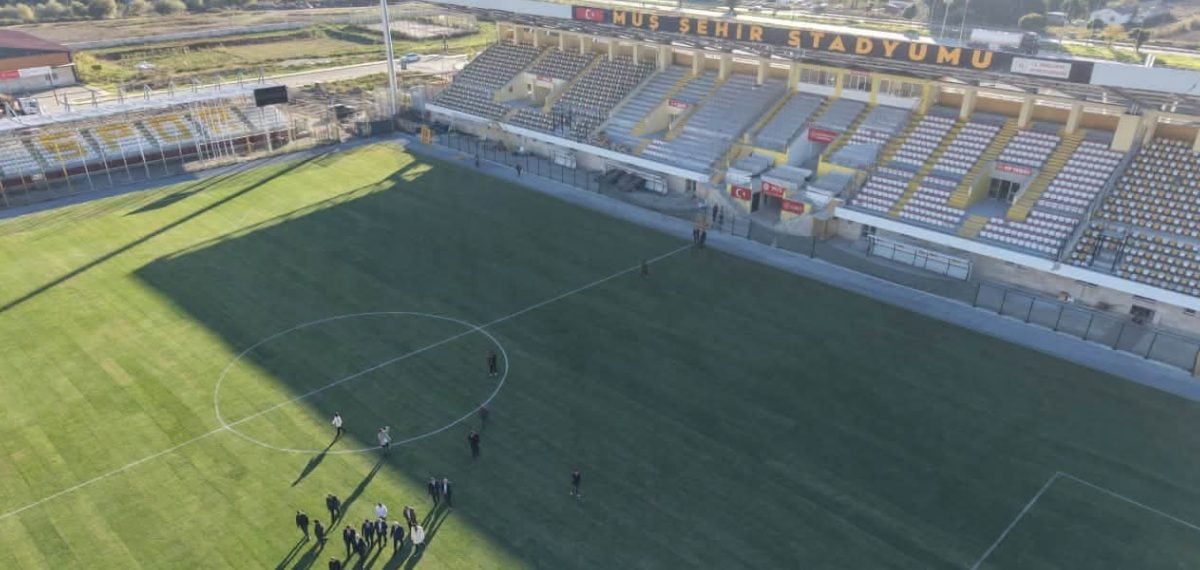 Muş Şehir Stadyumu yenilendi muşspor sahasına dönüyor