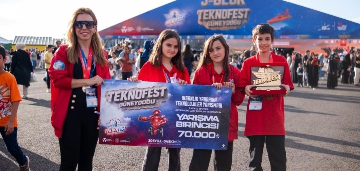 Nalan-Mustafa Kaynak Bilim ve Sanat Merkezi TEKNOFEST 2026’da dört Türkiye derecesi