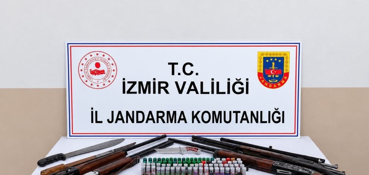 Ödemiş’te uyuşturucu ve ruhsatsız silah operasyonu sonrası 3 tutuklama