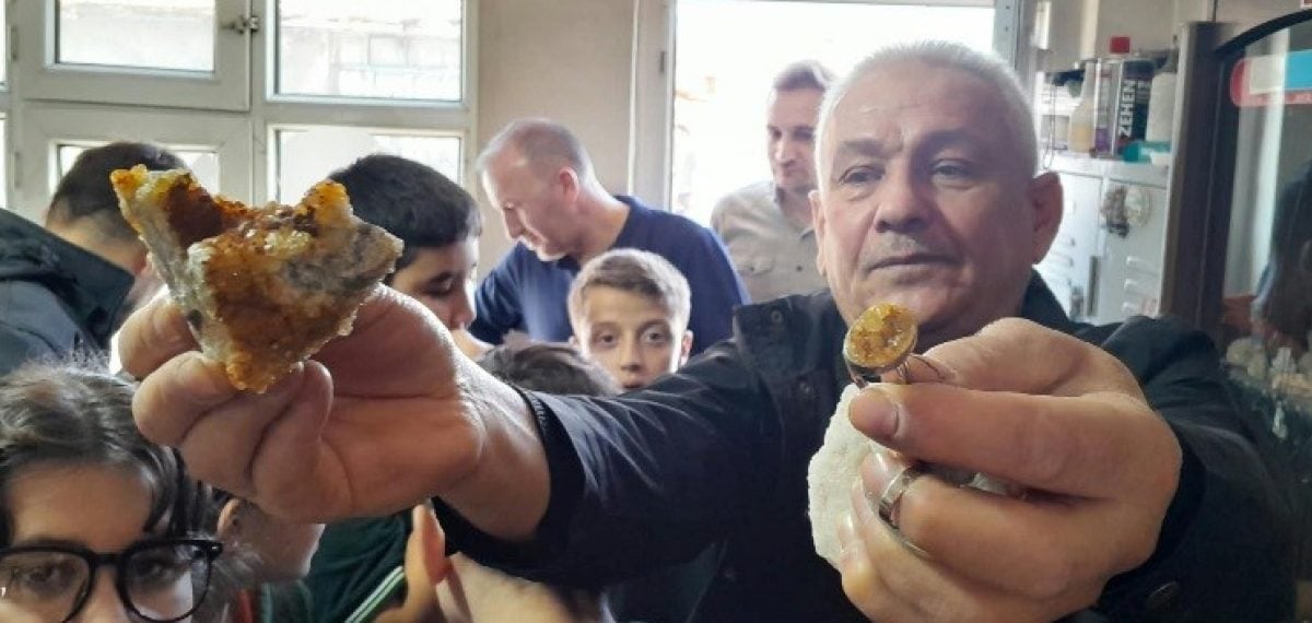 Öğrenciler doğal taş atölyelerinde ustaların emek ve azmine tanık oldu