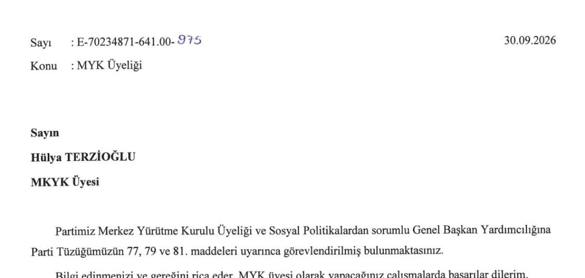 Ömer Çelikʼten Hülya Terzioğluʼnun Sosyal Politikalar Görevlendirmesi Açıklaması