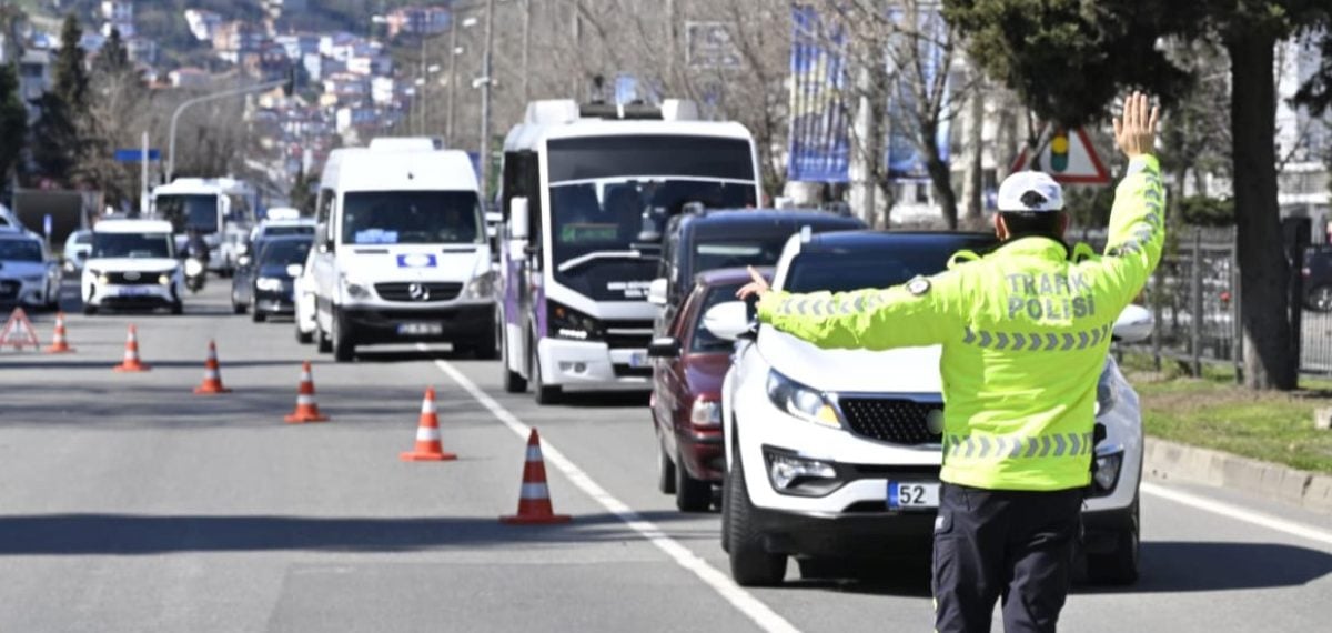 Ordu’da haftalık trafik denetiminde binlerce sürücüye ceza uygulandı
