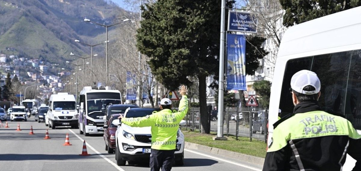 Ordu’da haftalık trafik denetimlerinde 19 bin 342 araç kontrol edildi