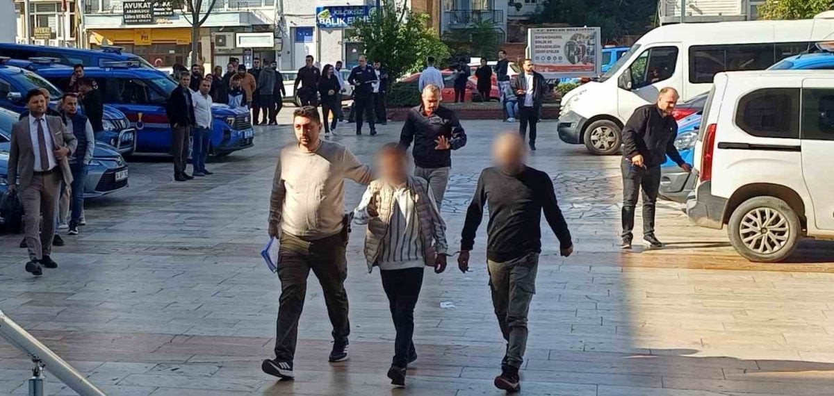 Polisin dur ihtarına uymayan şüpheli kıskıvrak yakalandı, adliyeye sevk edildi