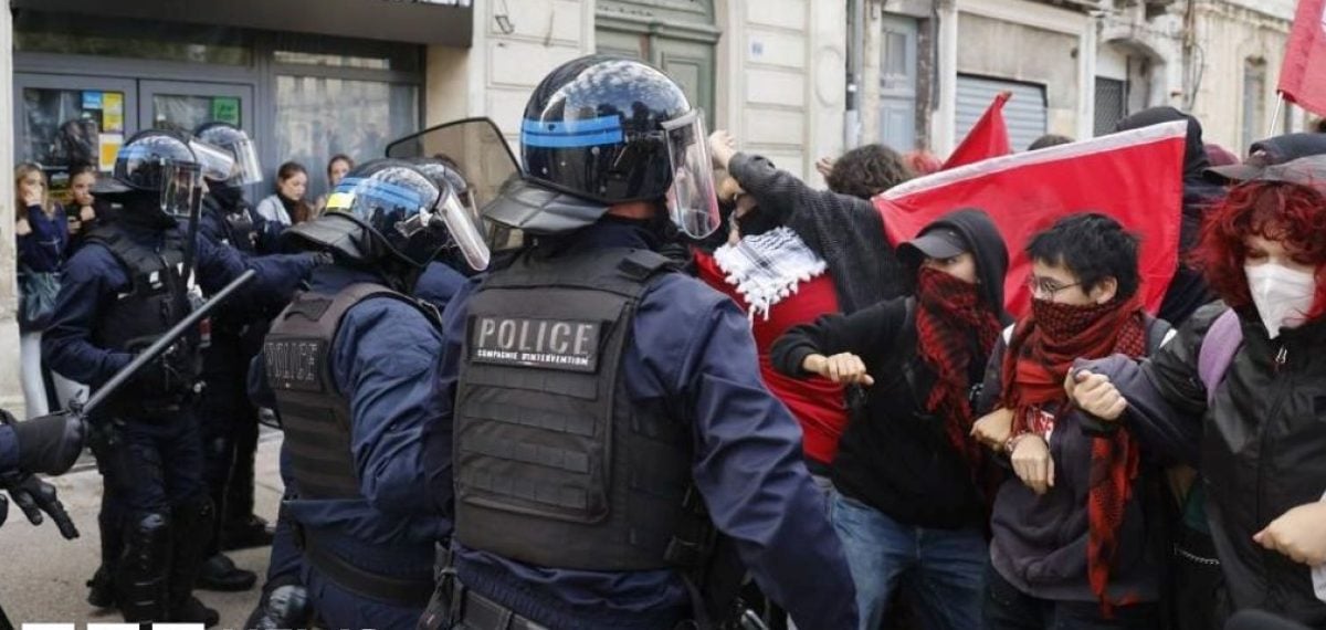 Riot police clash with students as education protests rage in France