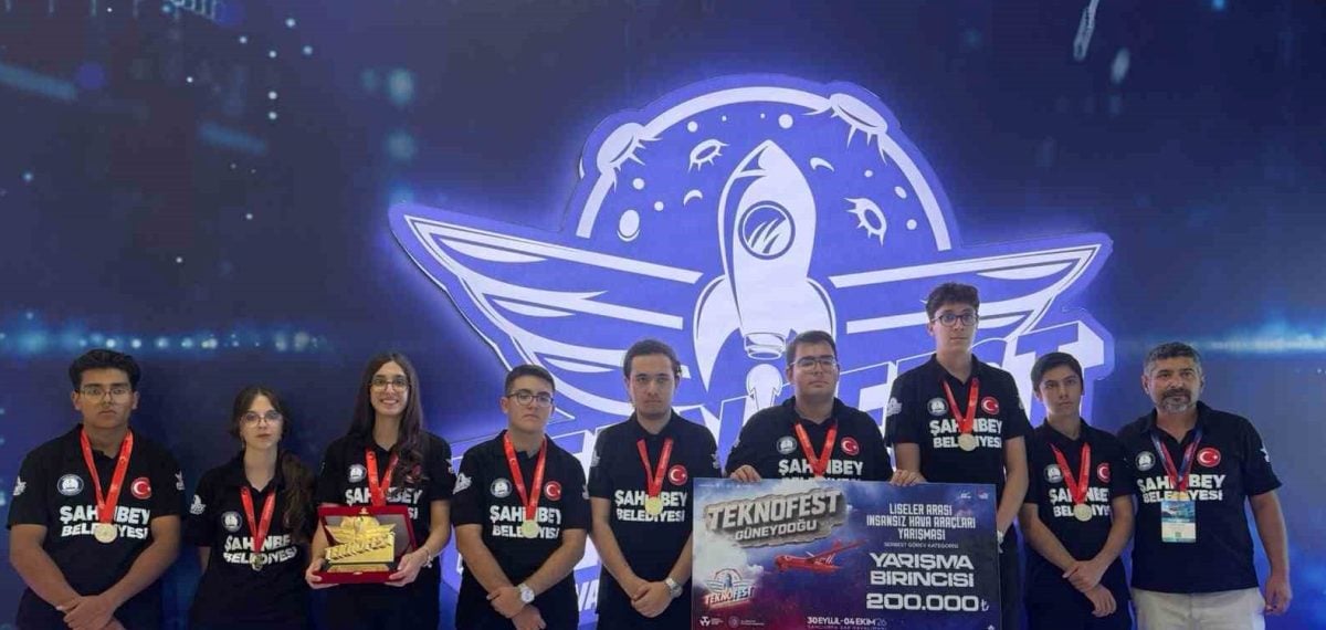 Şahinbey destekli takımlar TEKNOFEST Güneydoğu’da çok sayıda ödül kazandı