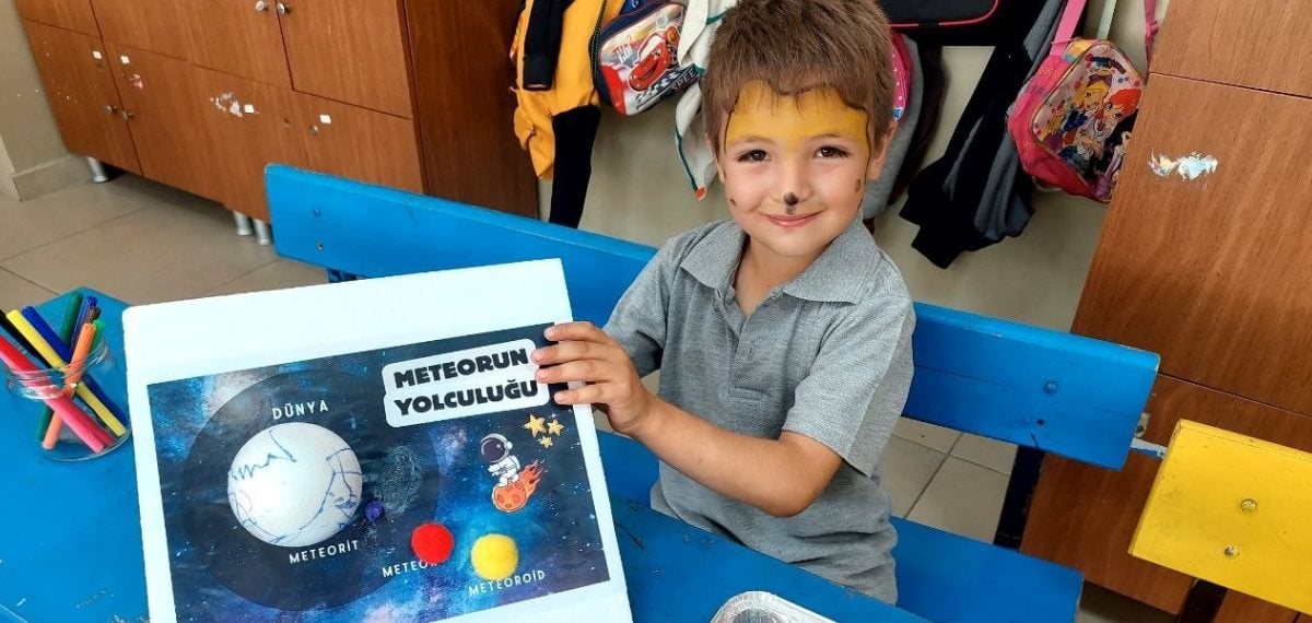 Samsun Büyükşehir’in köy okulunda yürüttüğü uzay atölyeleri öğrencilerle buluştu
