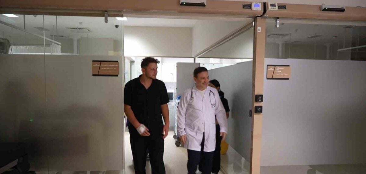 Samsun sahilinde boğulma tehlikesi geçiren genç yoğun bakımdan taburcu edildi