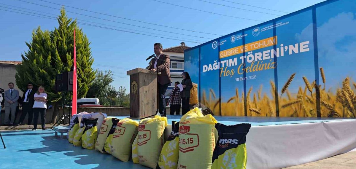 Samsun’da üreticilere 477 ton gübre ve sertifikalı tohum desteği sağlandı