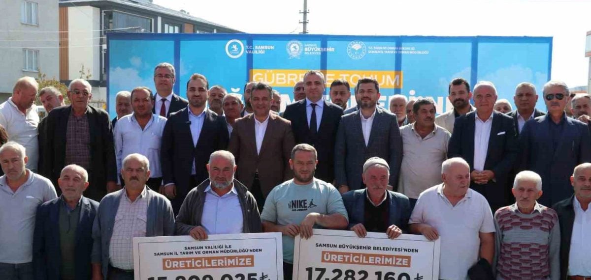 Samsun’da üreticilere sertifikalı tohum ve gübre desteğiyle 21 bin dekarlık hedef