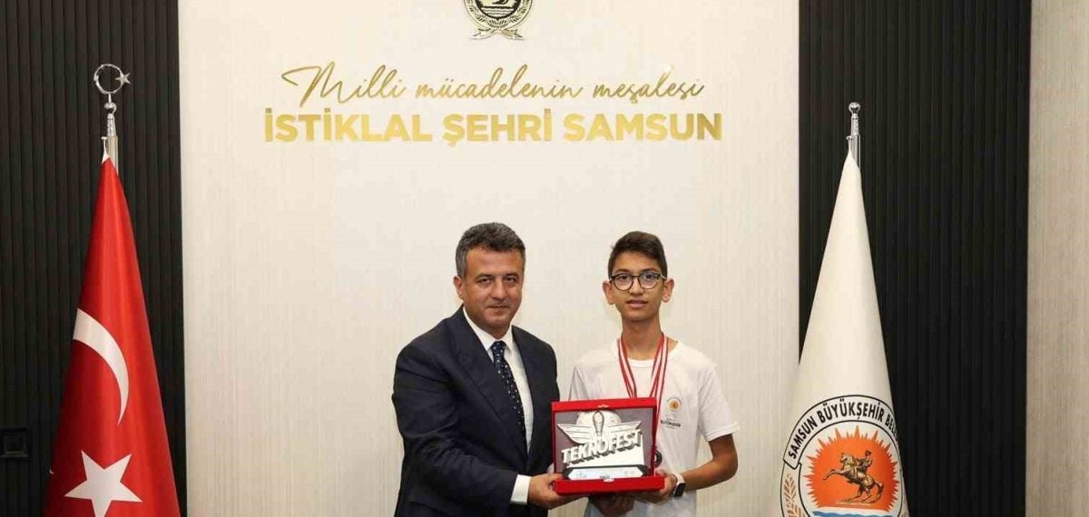 Samsunlu genç TEKNOFEST Dron Şampiyonası’nda Türkiye şampiyonu oldu
