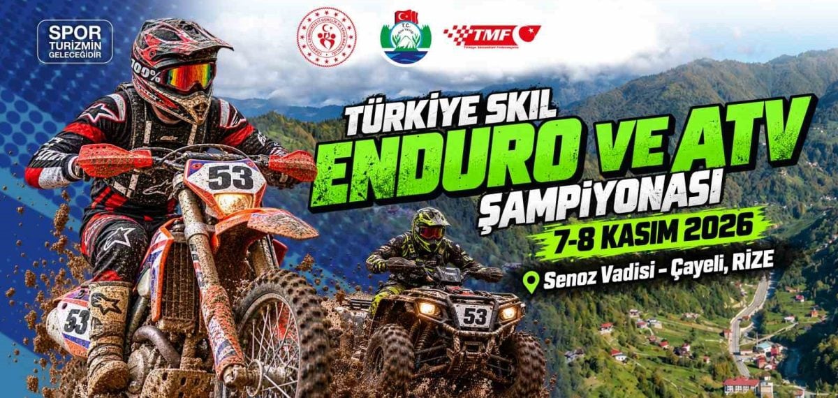 Senoz Vadisi’nde SKIL Enduro ve ATV Şampiyonası Rize’de Yapılacak