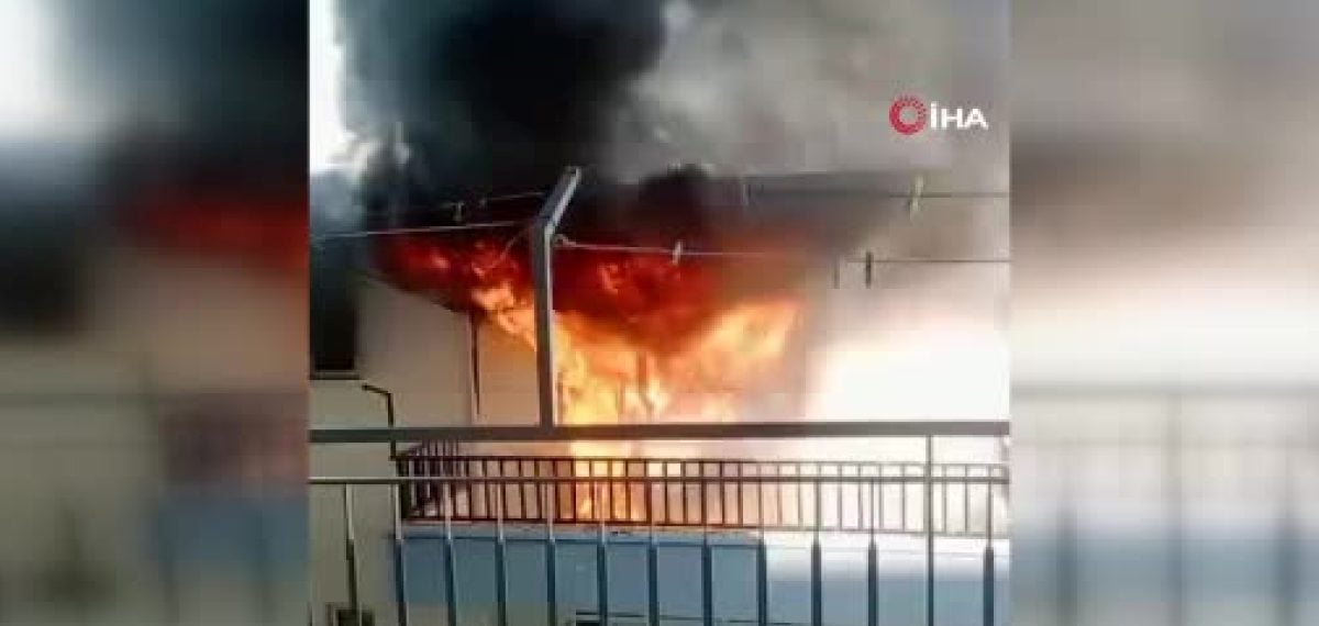 Serik’te evini yakan ev sahibi sonrası mahallede panik ve bir kedi kurtarıldı