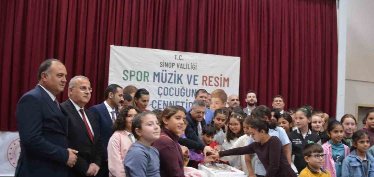 Sinop’ta çocuklara spor müzik ve sanatla yönelik iki yıllık destek programı
