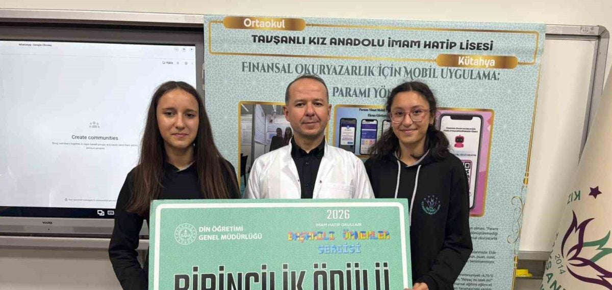 Tavşanlı Kız AİHL’nin “Paramı Yönet” Projesi Türkiye Birincisi Oldu