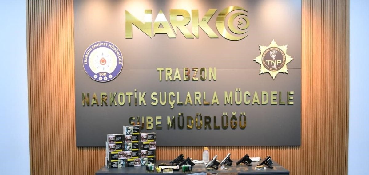 Trabzon’da 44 adrese eş zamanlı dev narkotik operasyonu