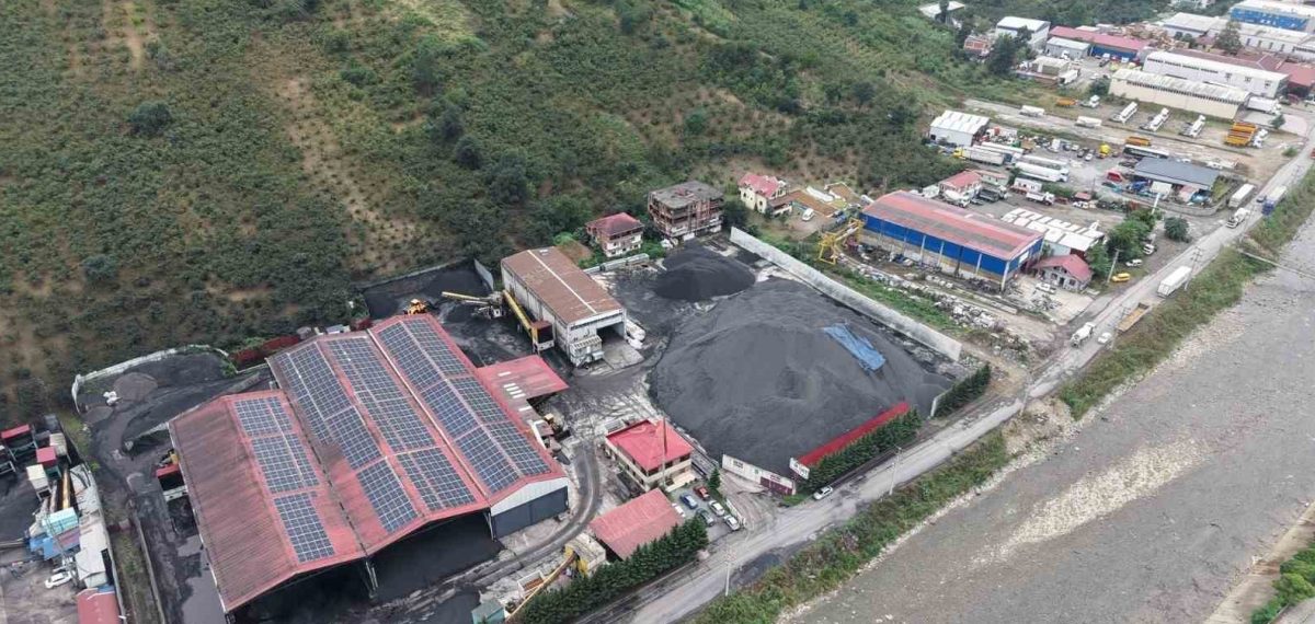 Trabzon’da kömür depolarının faaliyetlerine Çevre Müdürlüğü tarafından son verildi
