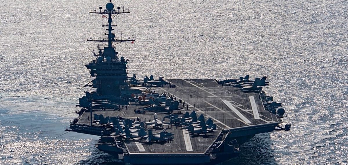 US sends third carrier strike group to Middle East in biggest buildup since 2003
