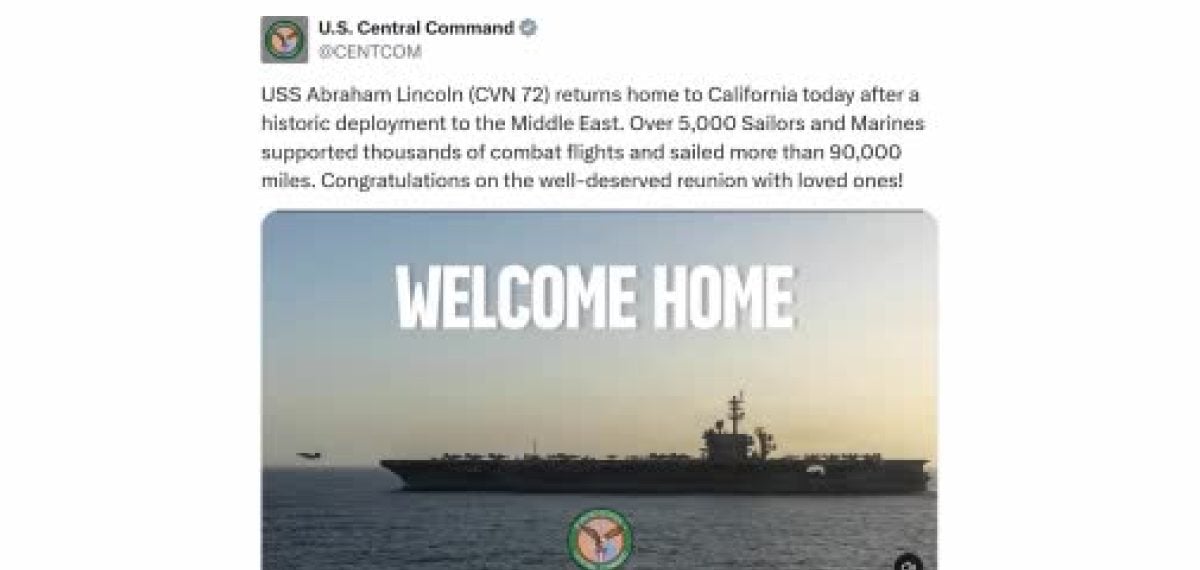 USS Abraham Lincoln’ün 322 günlük dönüşü ve gemideki iddialar