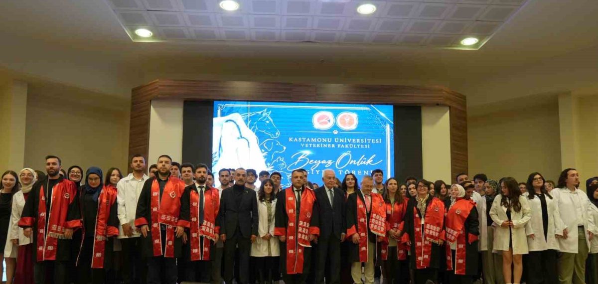 Veteriner Fakültesi öğrencileri beyaz önlükle mesleğe ilk adımı attı