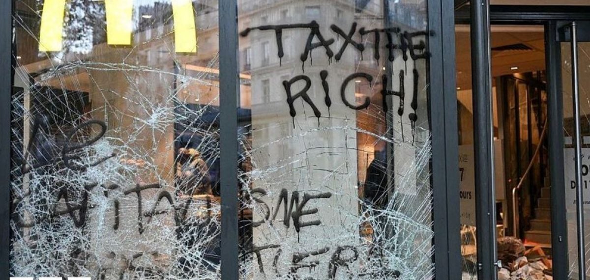 Widespread Riots and Damage Follow Mass Protests Across France