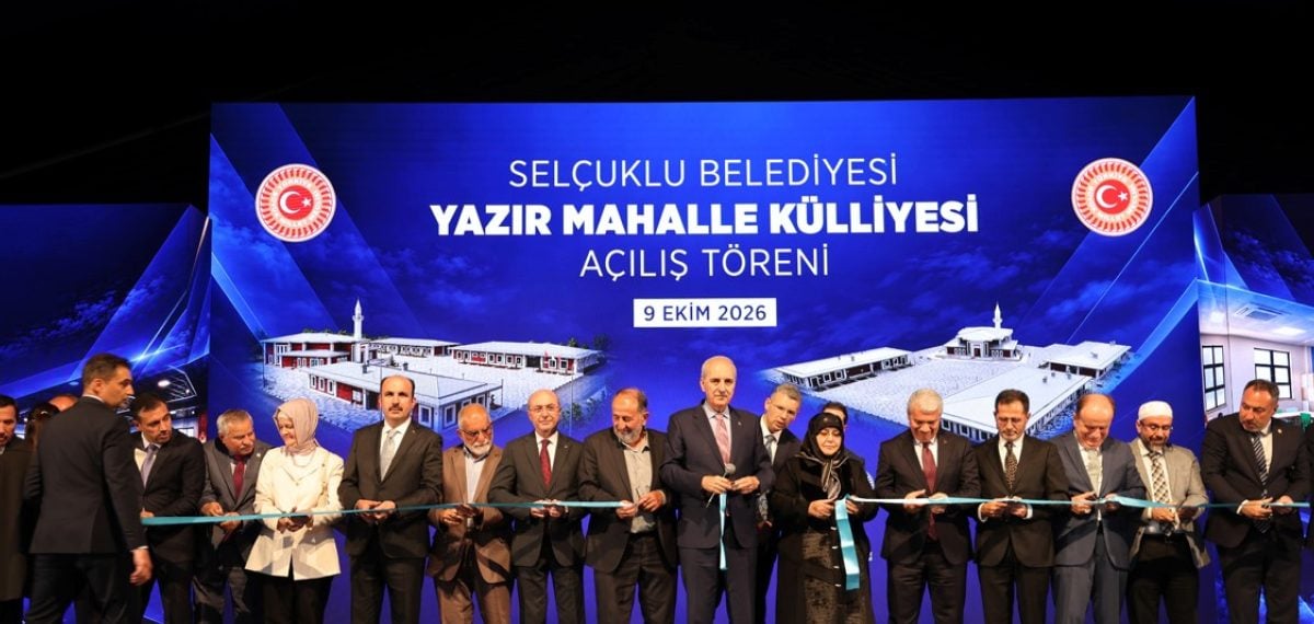 Yazır Mahalle Külliyesi açıldı; çocuk mektebi ve sağlık hizmetleri mahalleye kazandırıldı