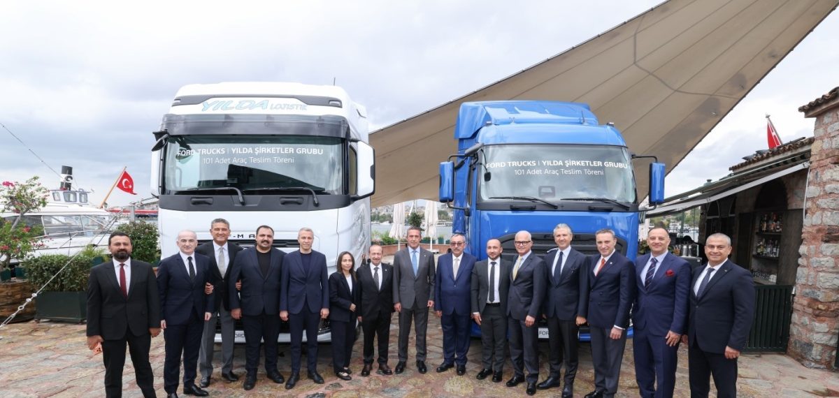 Yılda Şirketler Grubu’na 101 Ford Trucks aracı teslim edildi