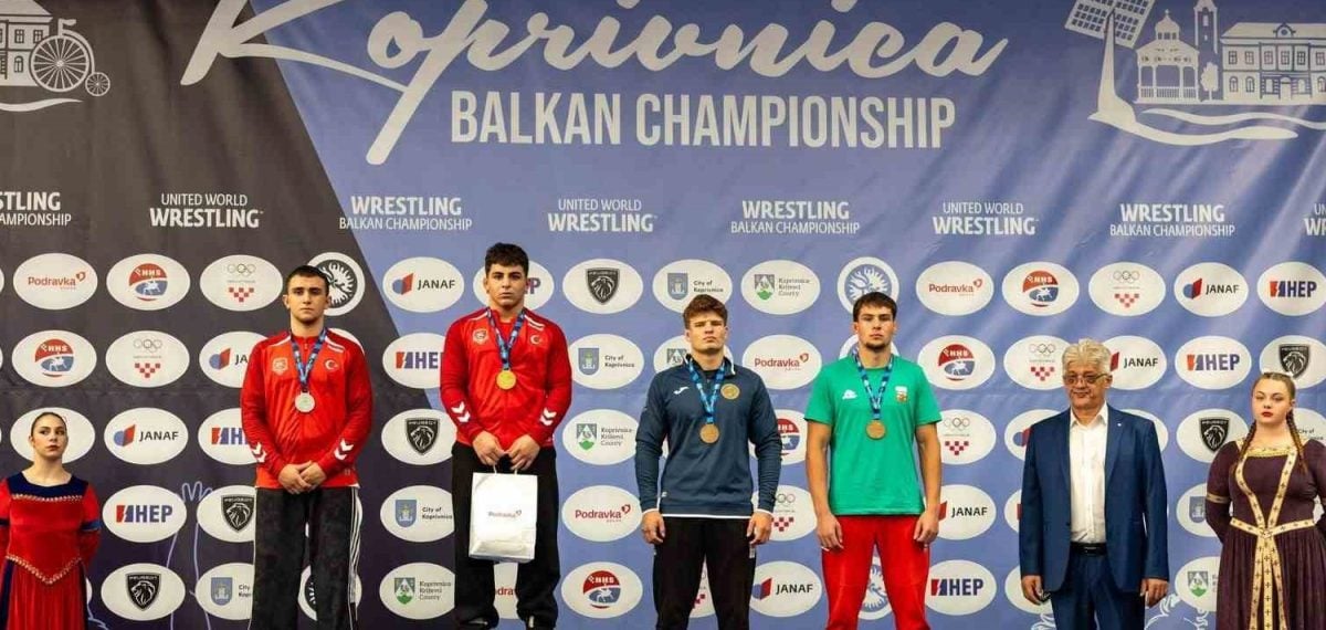 Yıldırım’ın genç güreşçilerinden U17 Balkan’da altın ve bronz madalya