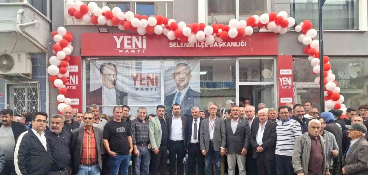 Zeki Özkan YENİ Parti Selendi İlçe Başkanlığına Yeniden Seçildi